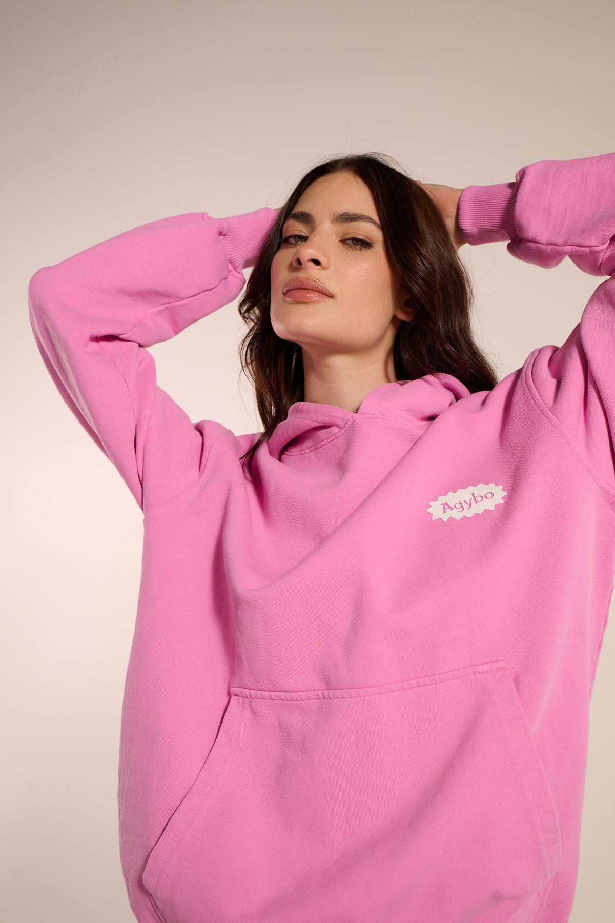 PINK  HOODIE