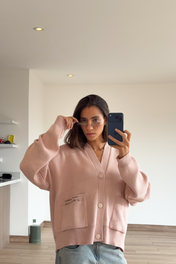 SIGNATURE CARDIGAN PALO ROSA
