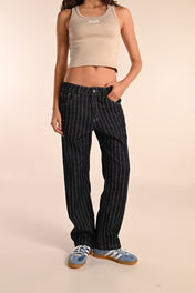 STRIPED JEANS