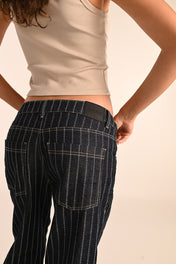 STRIPED JEANS