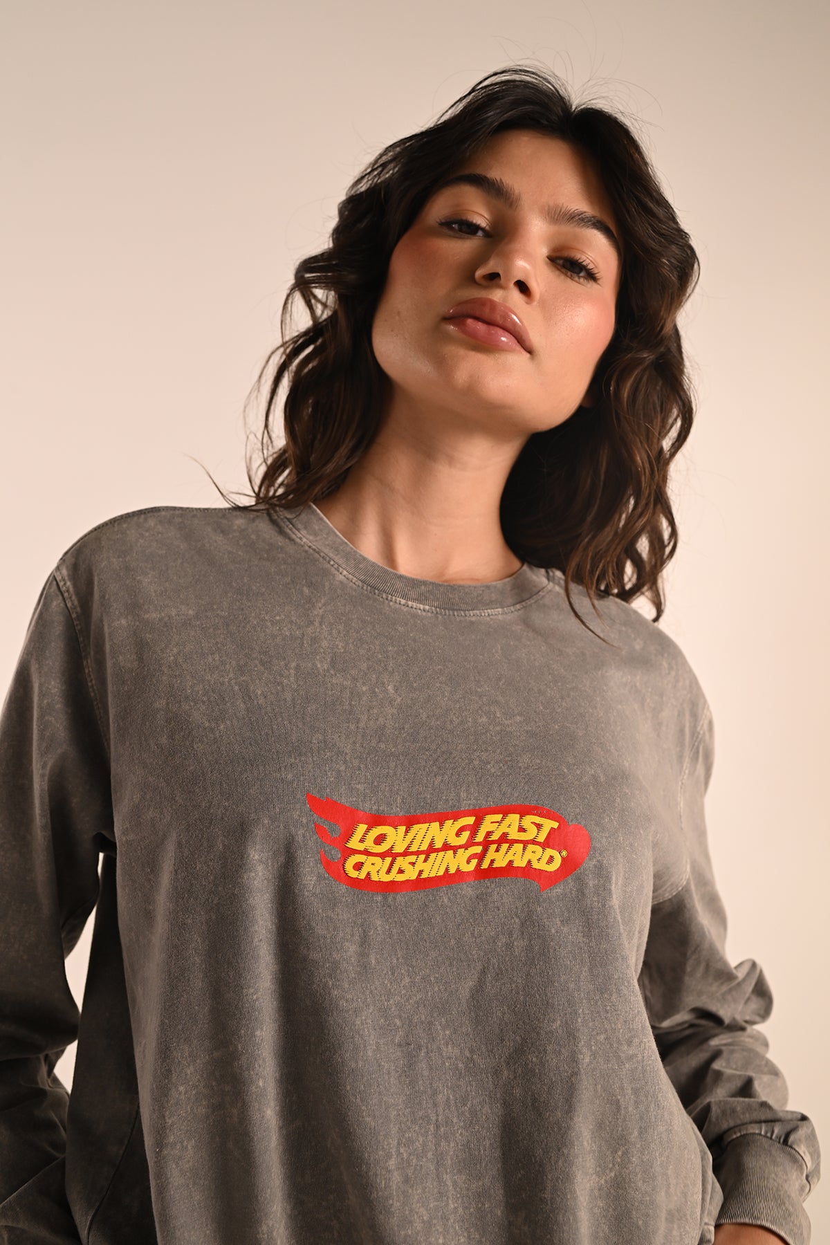 DRIFT CLUB ACID WASH LONG-SLEEVE