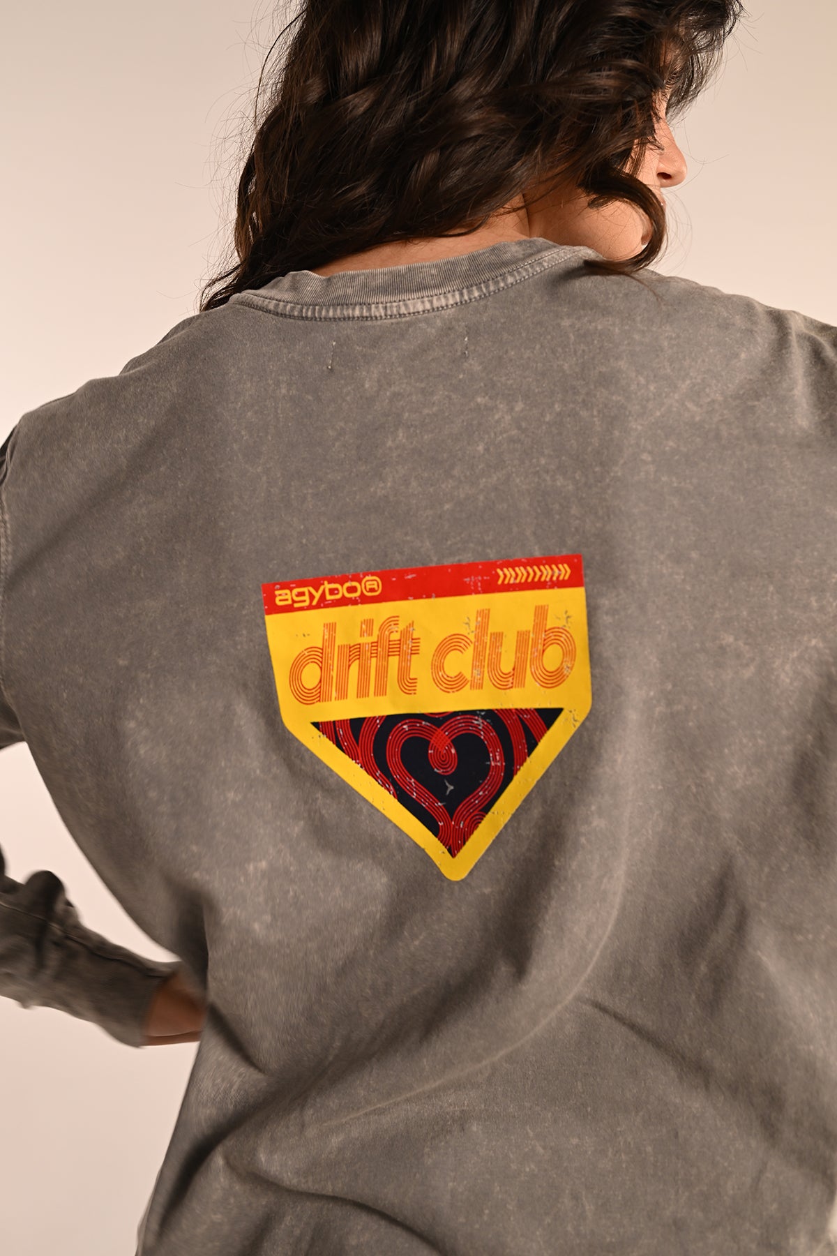 DRIFT CLUB ACID WASH LONG-SLEEVE