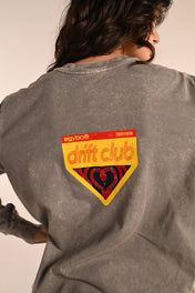 DRIFT CLUB ACID WASH LONG-SLEEVE