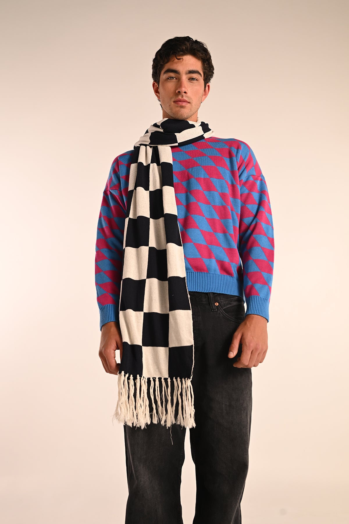 HOT LAP SCARF NEUTRAL