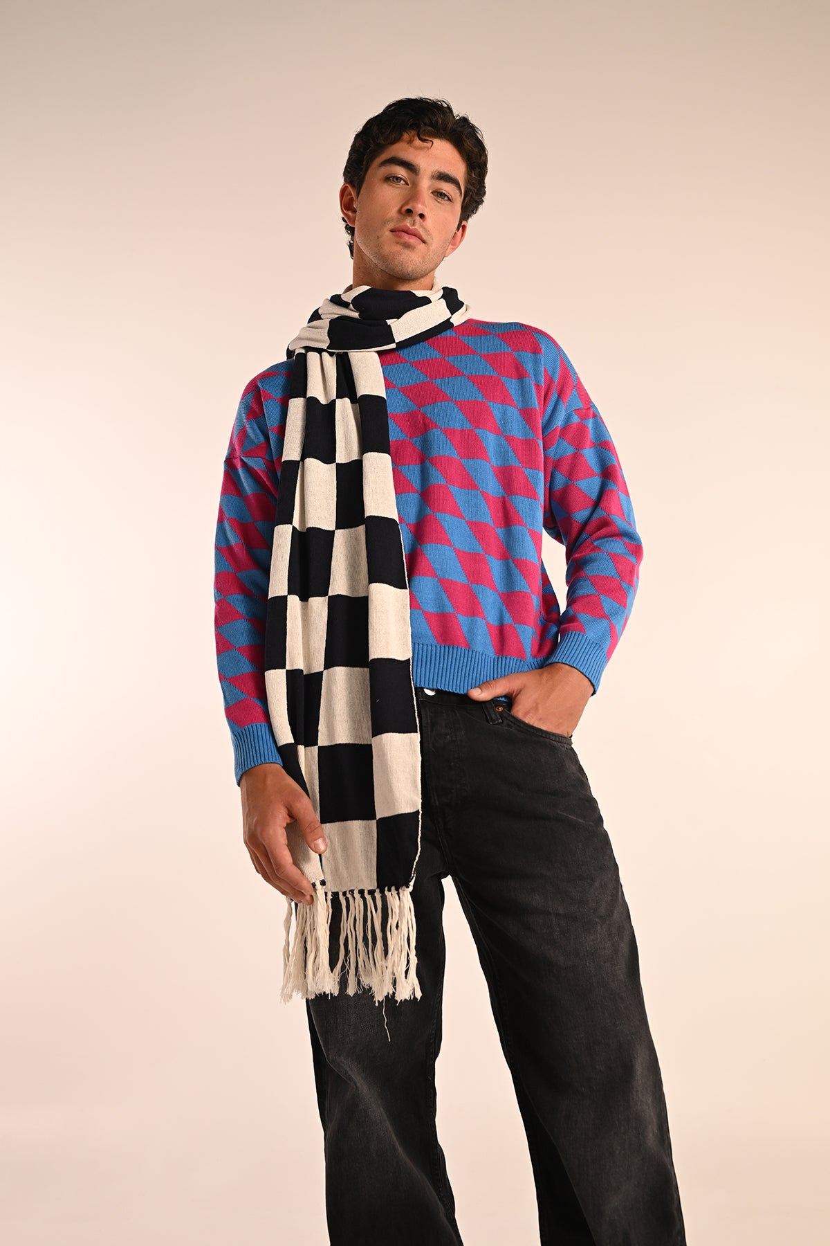 HOT LAP SCARF NEUTRAL