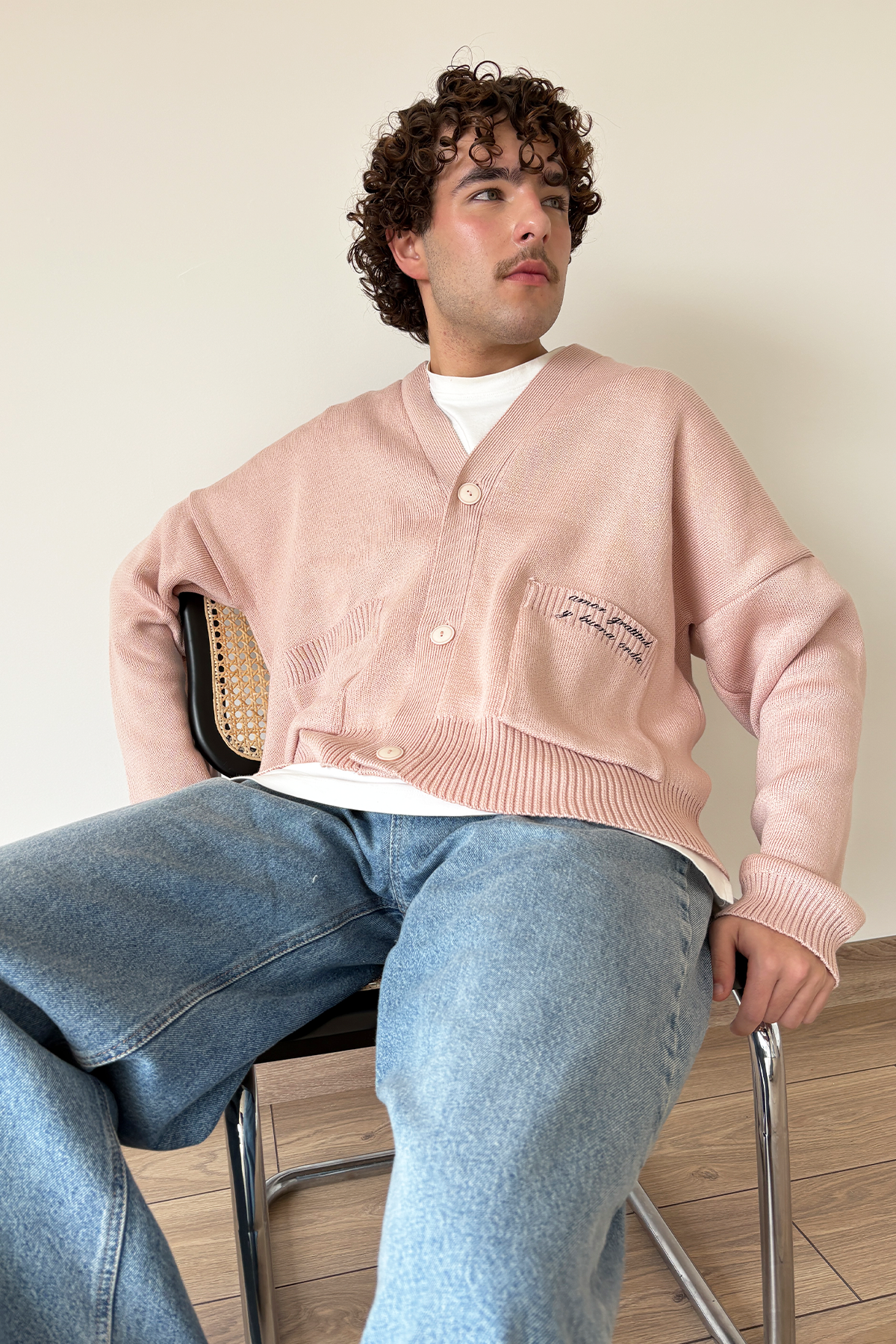 SIGNATURE CARDIGAN PALO ROSA