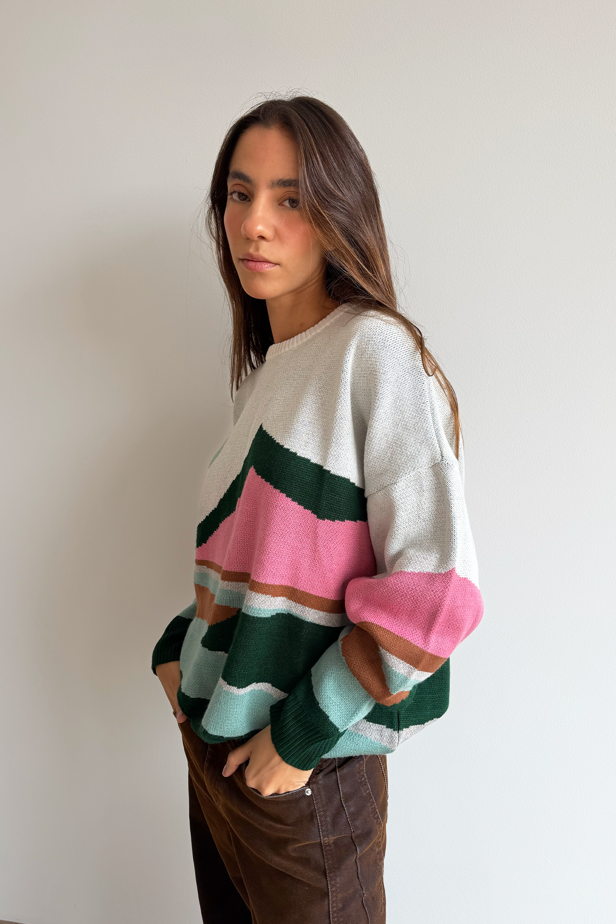 LANDSCAPE KNIT SWEATER