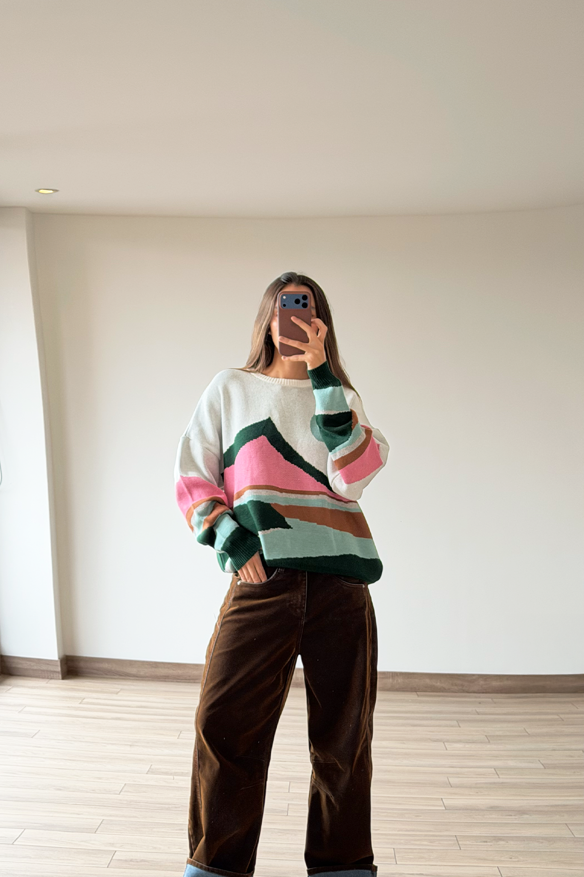 LANDSCAPE KNIT SWEATER