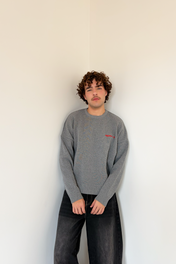 LOGO <3 SWEATER DARK GREY