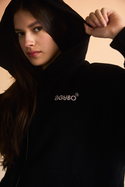 ZIP-UP HOODIE BLACK