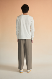 ESSENTIAL LONG SLEEVE IVORY