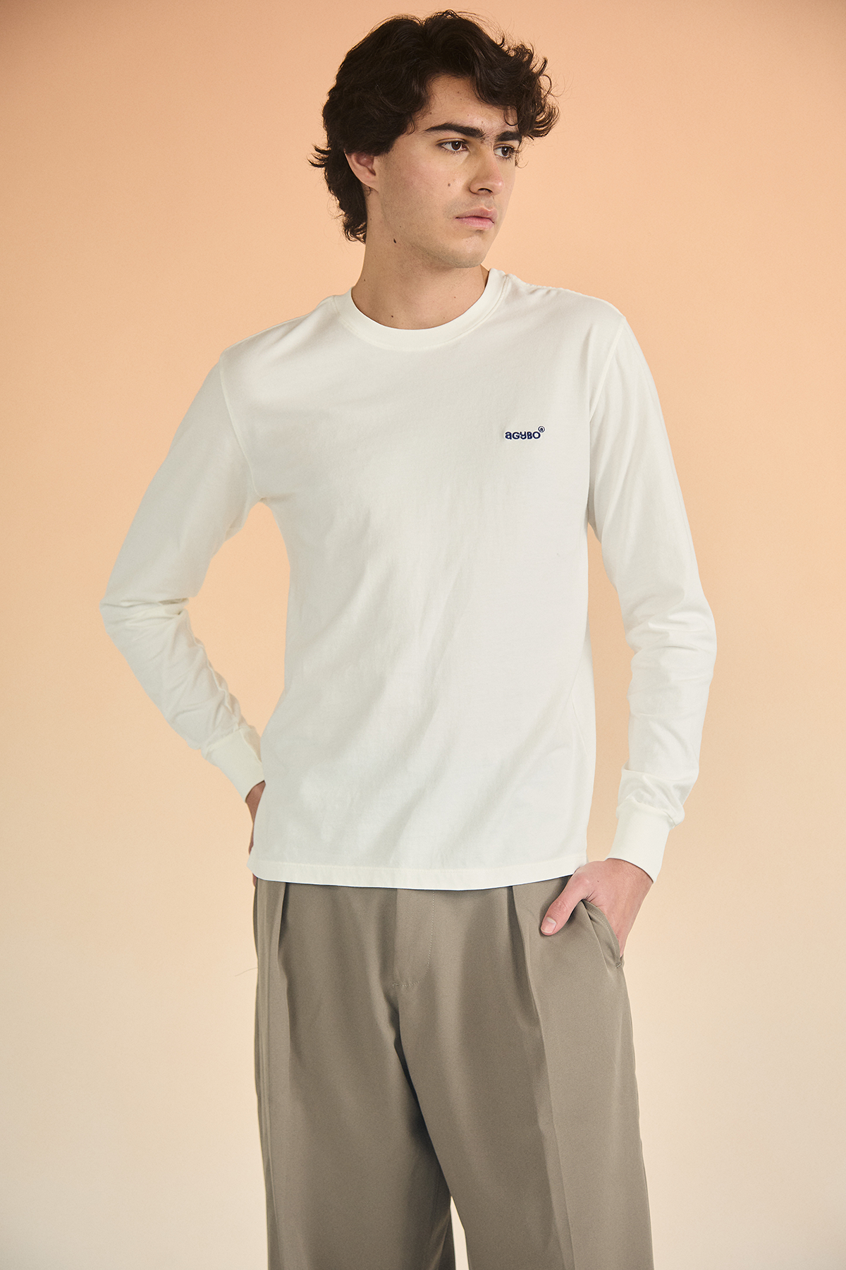 ESSENTIAL LONG SLEEVE IVORY