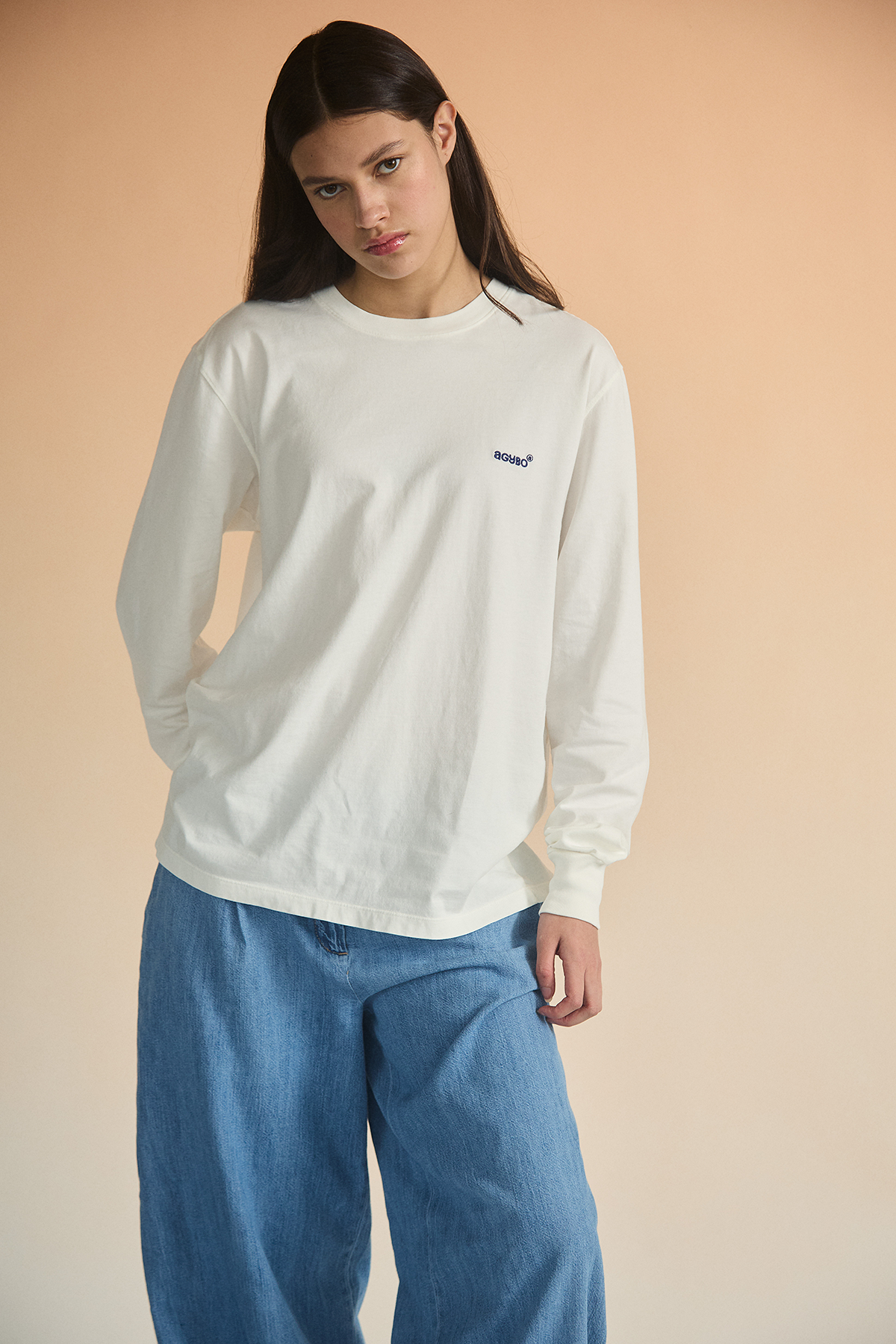 ESSENTIAL LONG SLEEVE IVORY