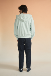 ZIP-UP HOODIE BABY BLUE