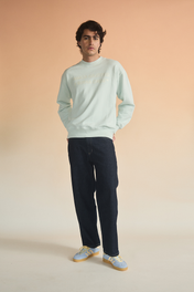 SIGNATURE LOGO CREWNECK BABY BLUE