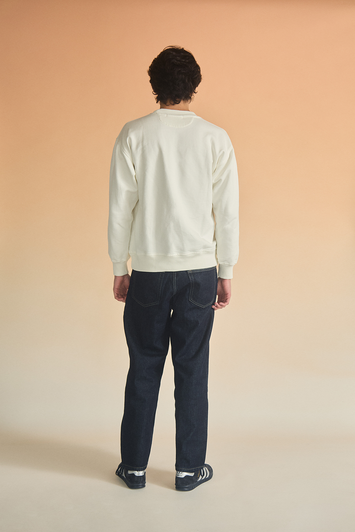 SIGNATURE LOGO CREWNECK IVORY
