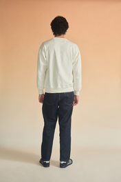 SIGNATURE LOGO CREWNECK IVORY