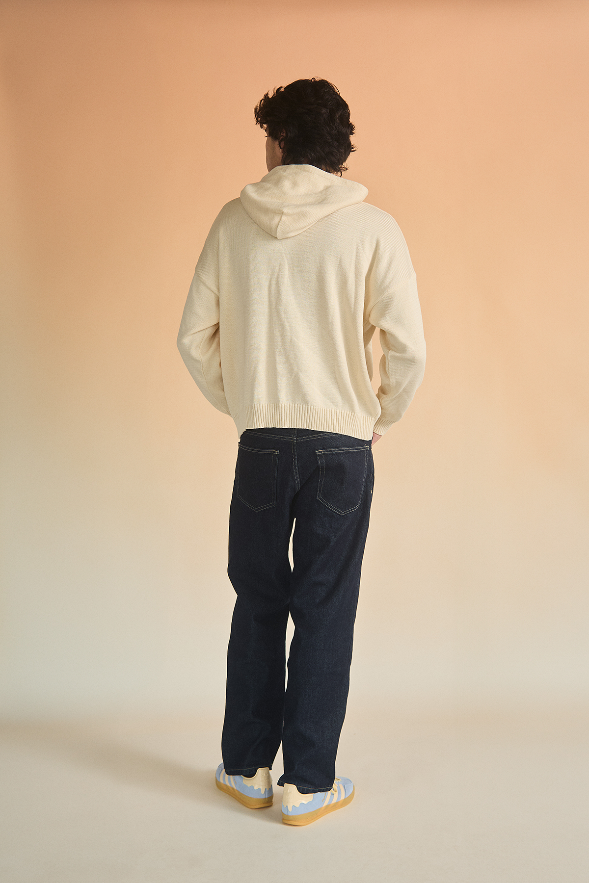 LOGO KNIT HOODIE