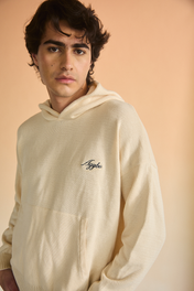 LOGO KNIT HOODIE
