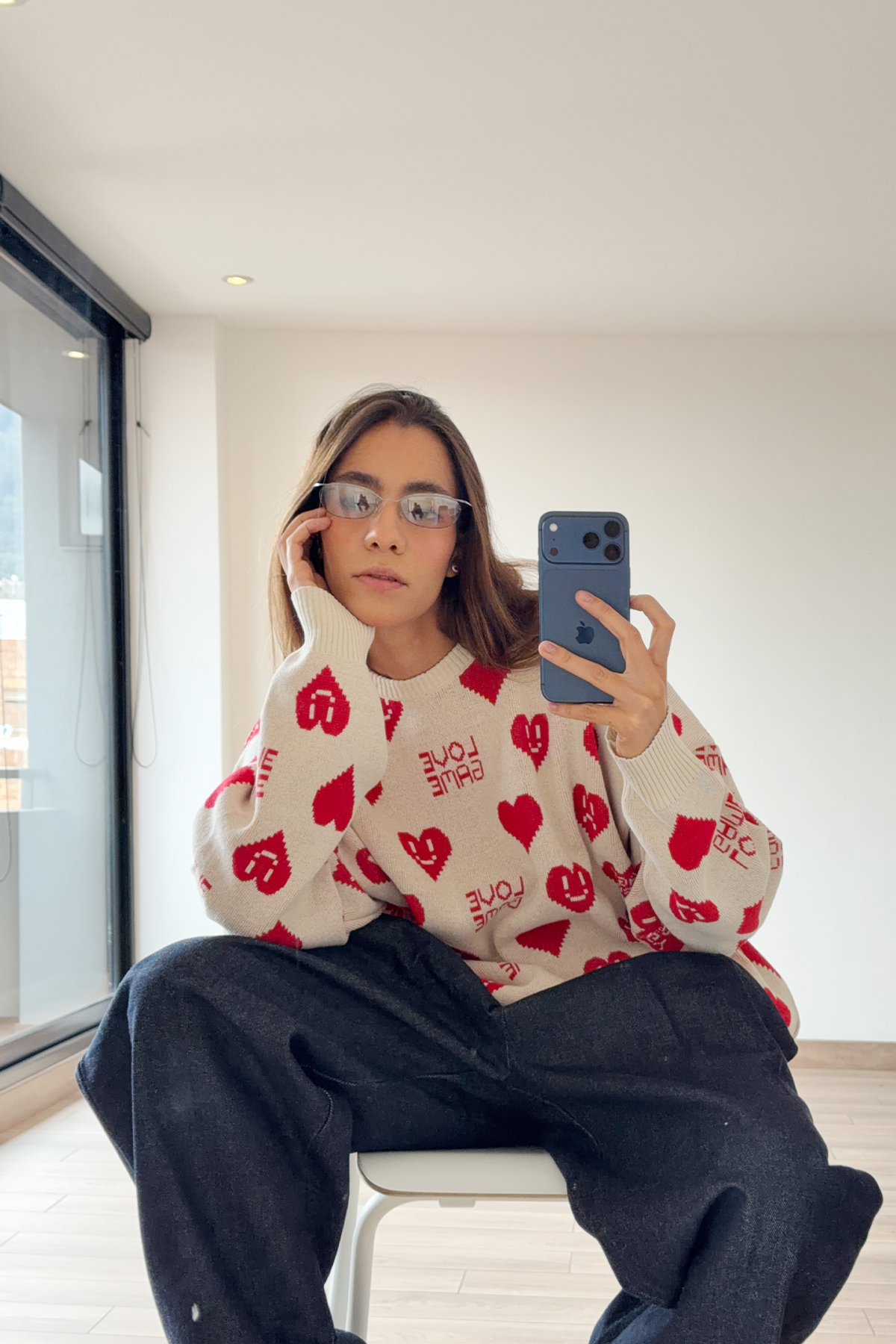 LOVE ME NOT KNIT SWEATER