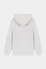 LACE LOGO HOODIE IVORY