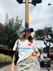 I <3 COLOMBIA T SHIRT IVORY
