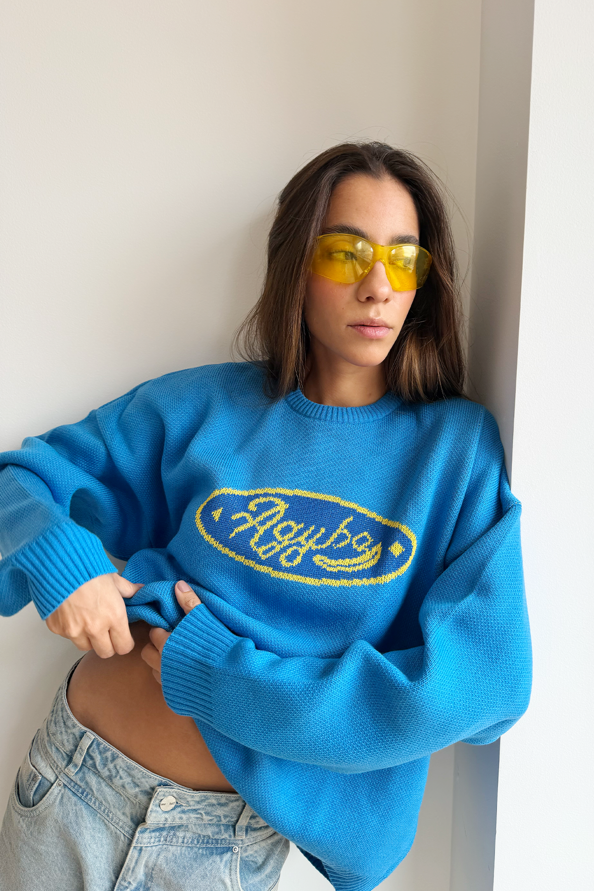 BLUE BANANA KNIT SWEATER