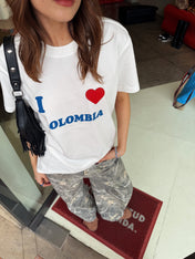 I <3 COLOMBIA T SHIRT IVORY