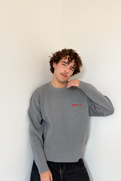 LOGO <3 SWEATER DARK GREY