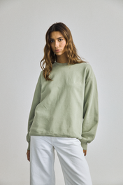 SIGNATURE CREWNECK SAGE