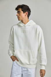 SIGNATURE HOODIE IVORY