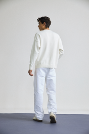 ESSENTIAL SWEATER IVORY