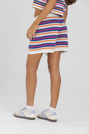 TROPICAL STRIPE SHORTS