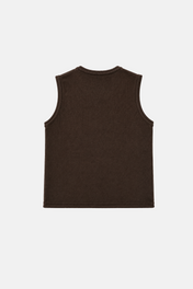 Travel Knit Tank Brown
