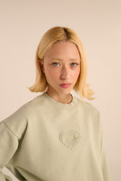 CORE CREWNECK LIGHT GREEN