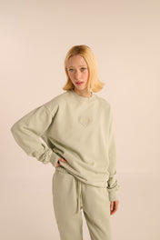 CORE CREWNECK LIGHT GREEN