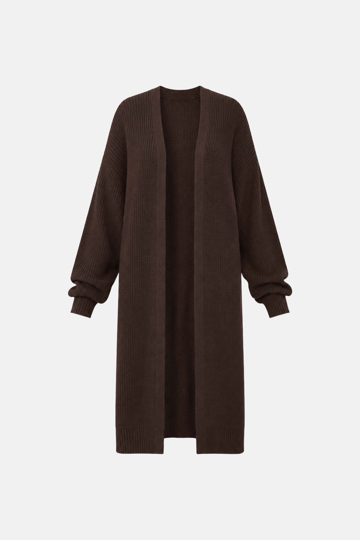 Travel Maxi Cardigan Brown