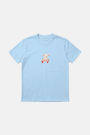 FLUFFY T-SHIRT BABY BLUE