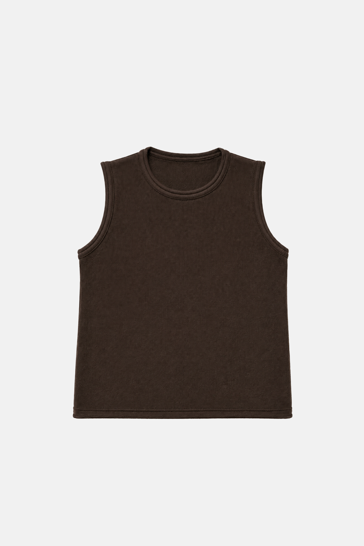 Travel Knit Tank Brown