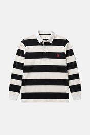 Love Stars striped polo shirt