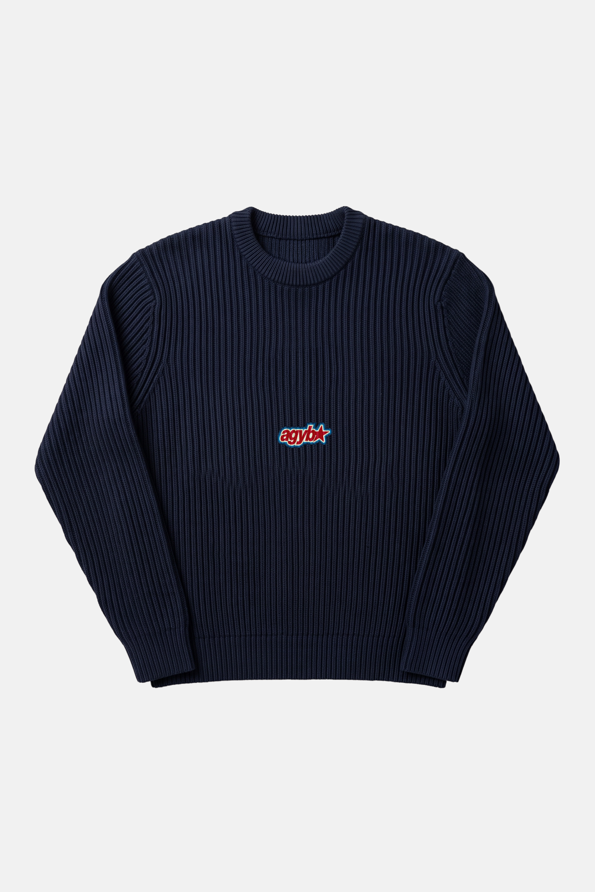 Starry Rib Sweater Navy