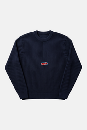 Starry Rib Sweater Navy
