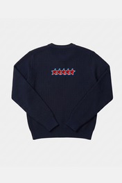 Starry Rib Sweater Navy
