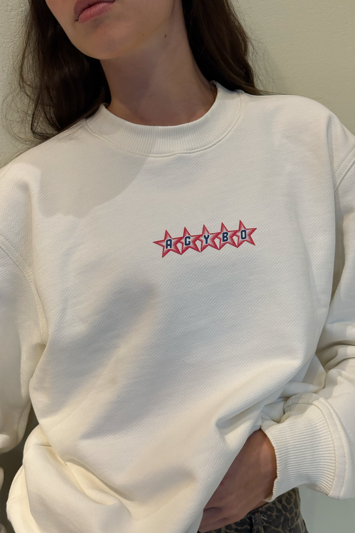 Afterglow Crewneck White