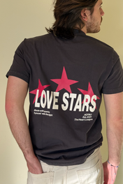 Love Stars T-Shirt Black