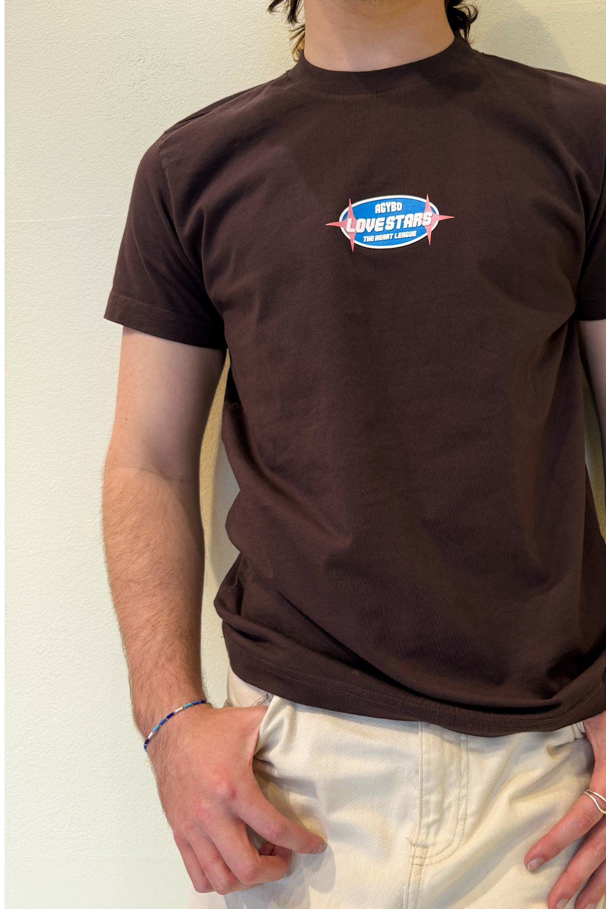 Love League T-Shirt Brown