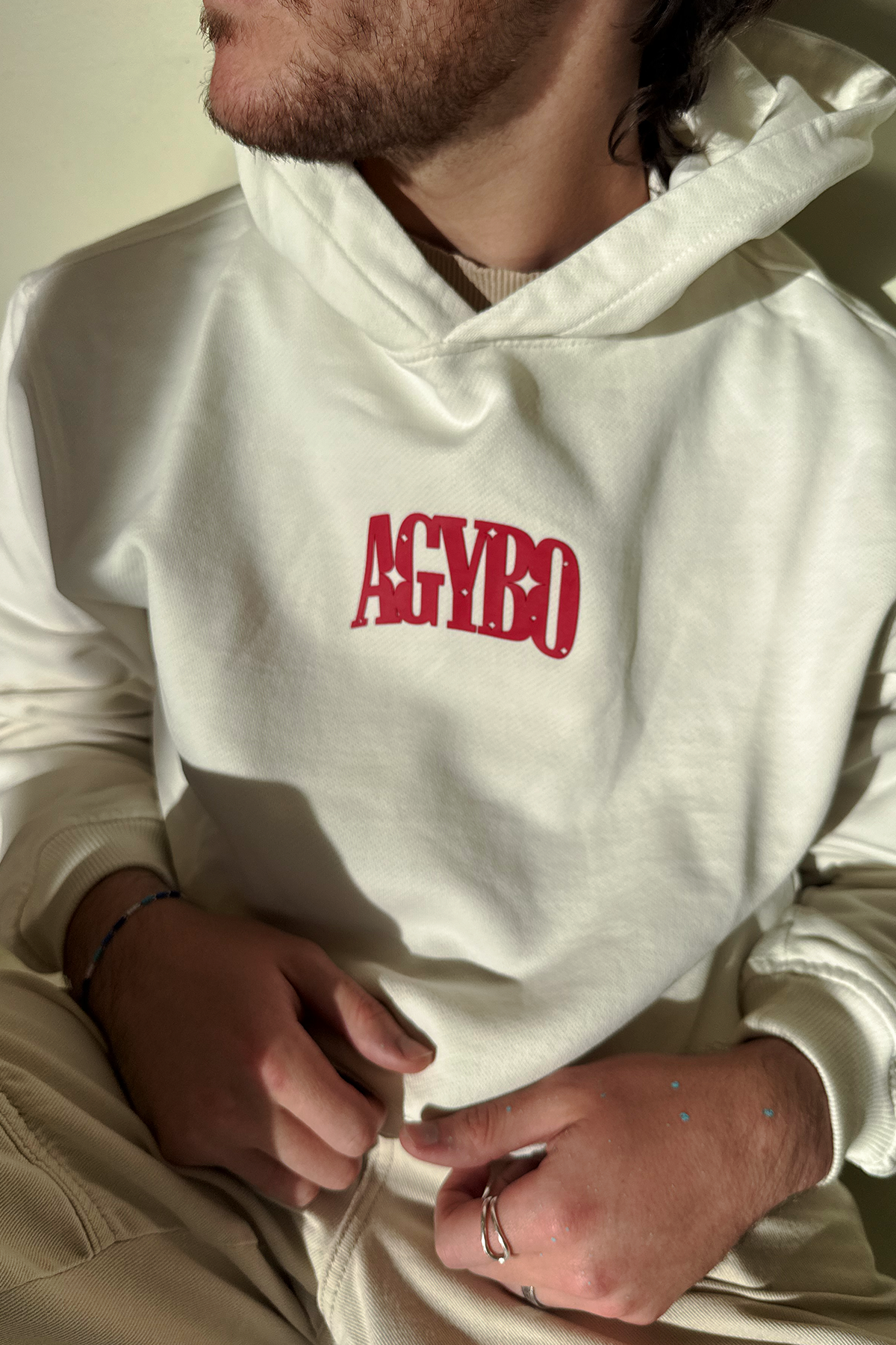 Cosmic Hoodie White