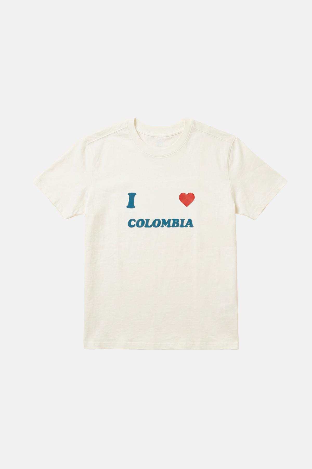 I <3 COLOMBIA T SHIRT IVORY