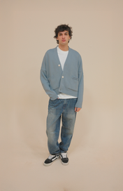 SIGNATURE CARDIGAN BABY BLUE