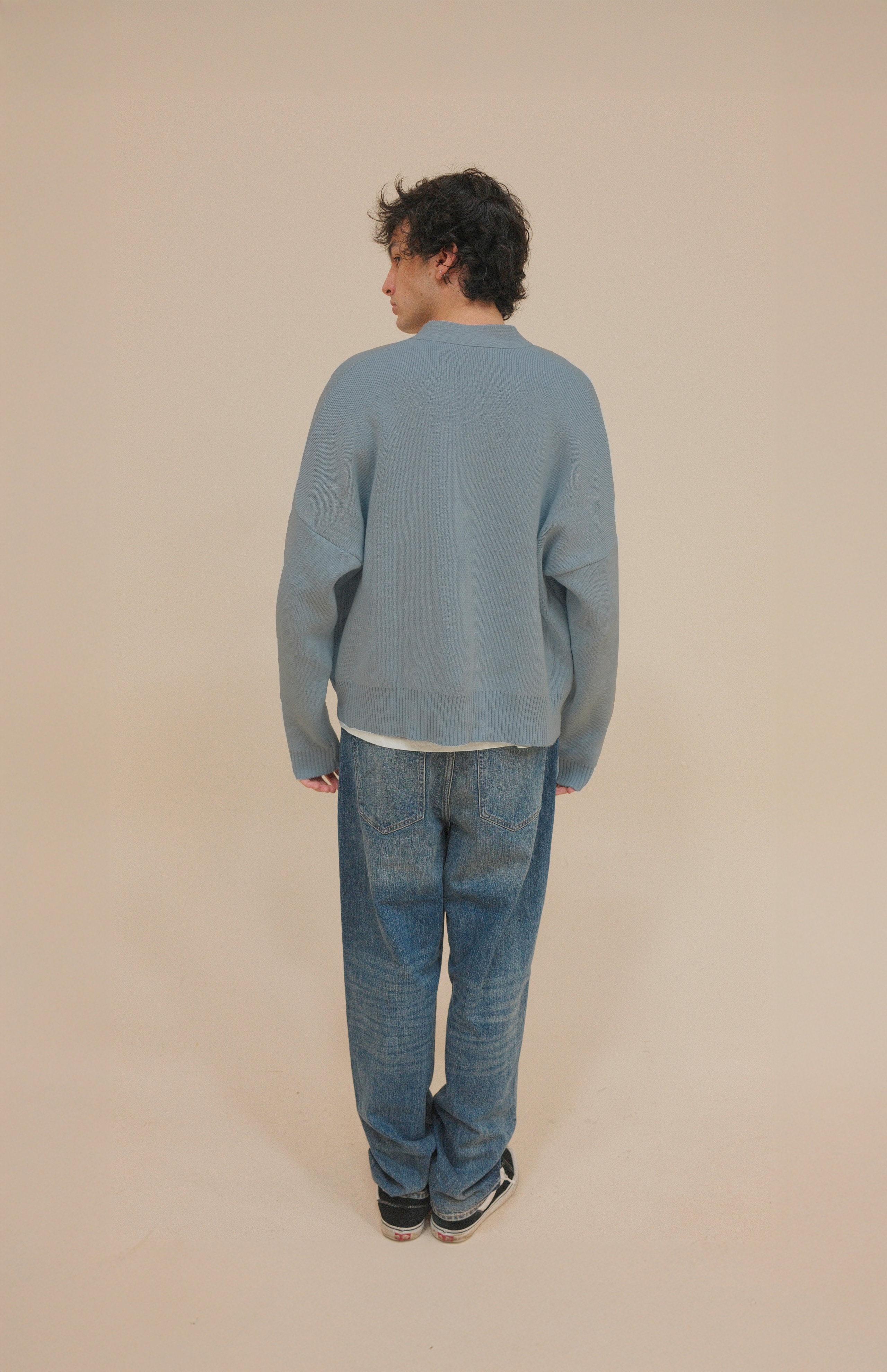 SIGNATURE CARDIGAN BABY BLUE